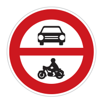 B 11 Zákaz vjezdu všech motorových vozidel